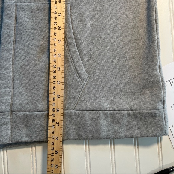 Flirtitude Women's XL Hooded Active Jacket Gray Pink Trim Open Front Pockets - Picture 8 of 8